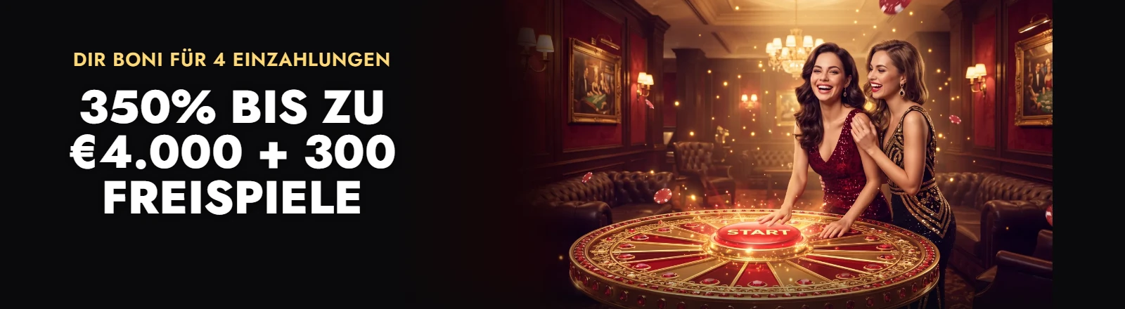 Nana Casino Bonus: 350 % bis zu 4.000 € + 300 Freispiele